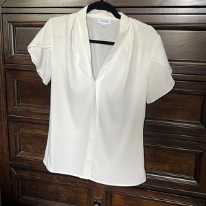 Cream colored Calvin Klein blouse